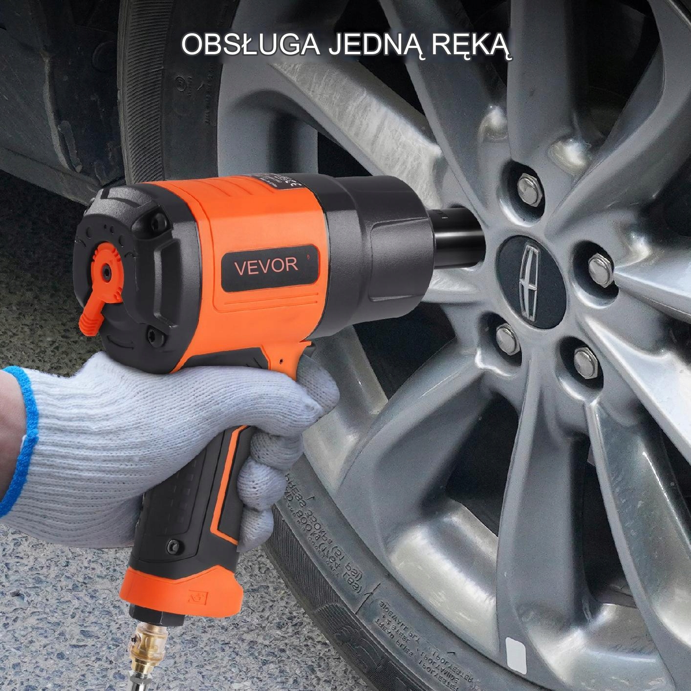 Klucz udarowy pneumatyczny 6000RPM Maksymalny moment obrotowy 0 Nm