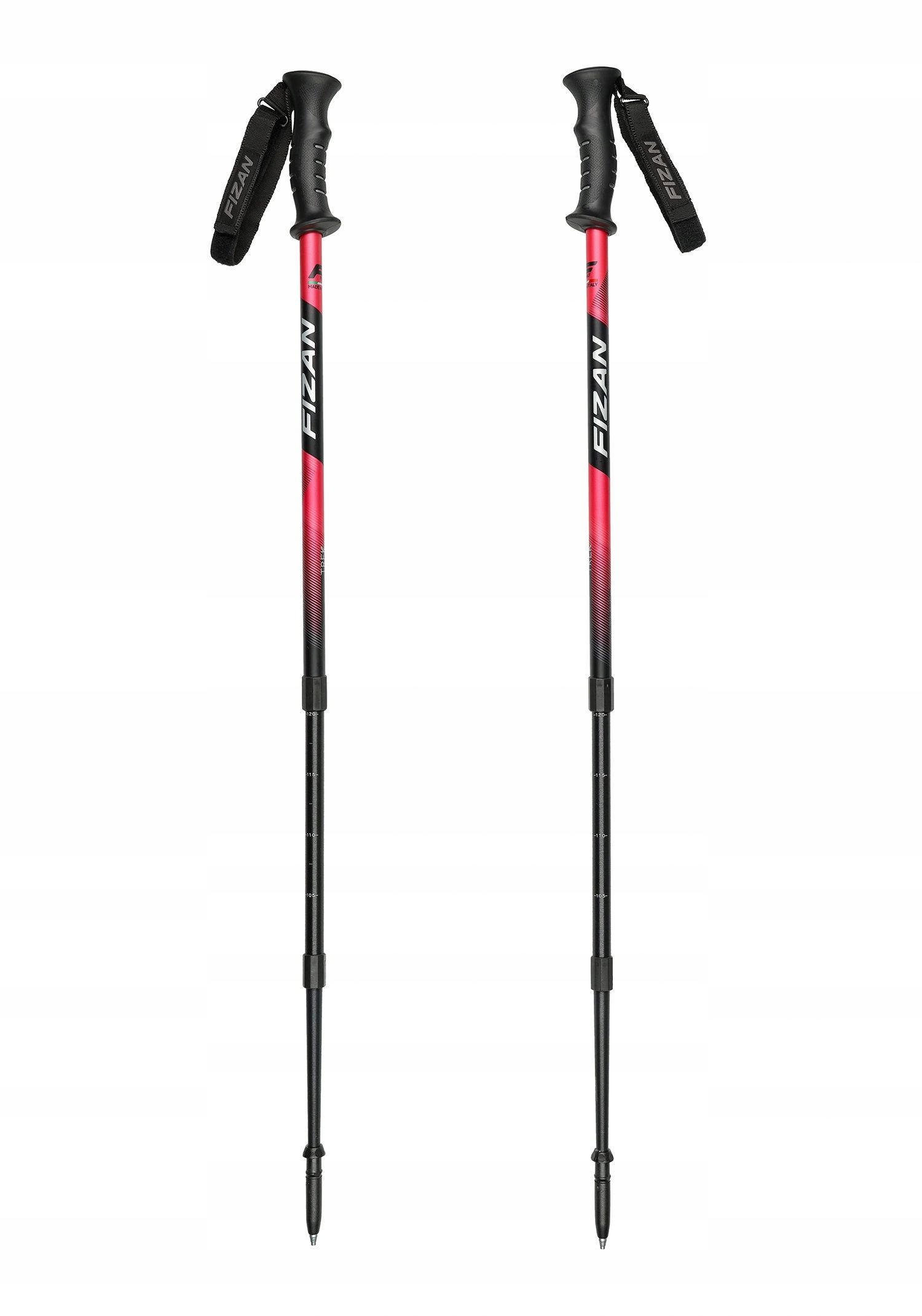 Trekové hole Fizan Trek pink/pink