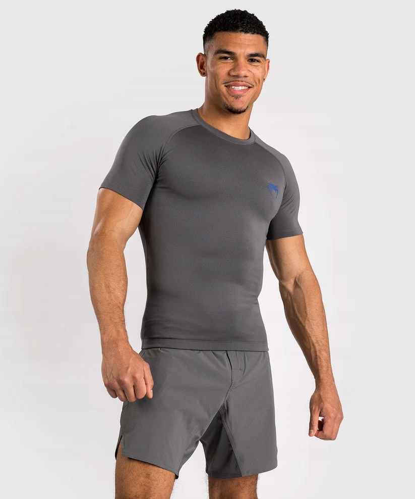 Venum Rashguard Krátký rukáv Contender Short Sleeve Grey XL