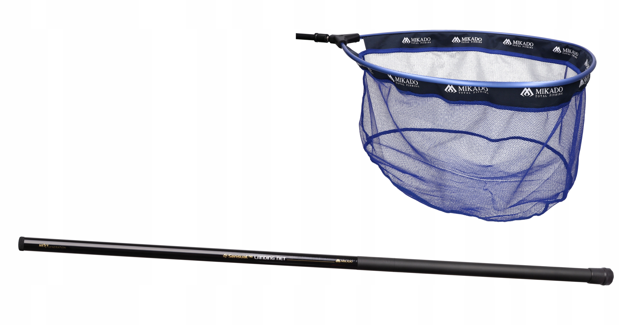 MIKADO Długi Podbierak 400cm SZTYCA + KOSZ 2mm