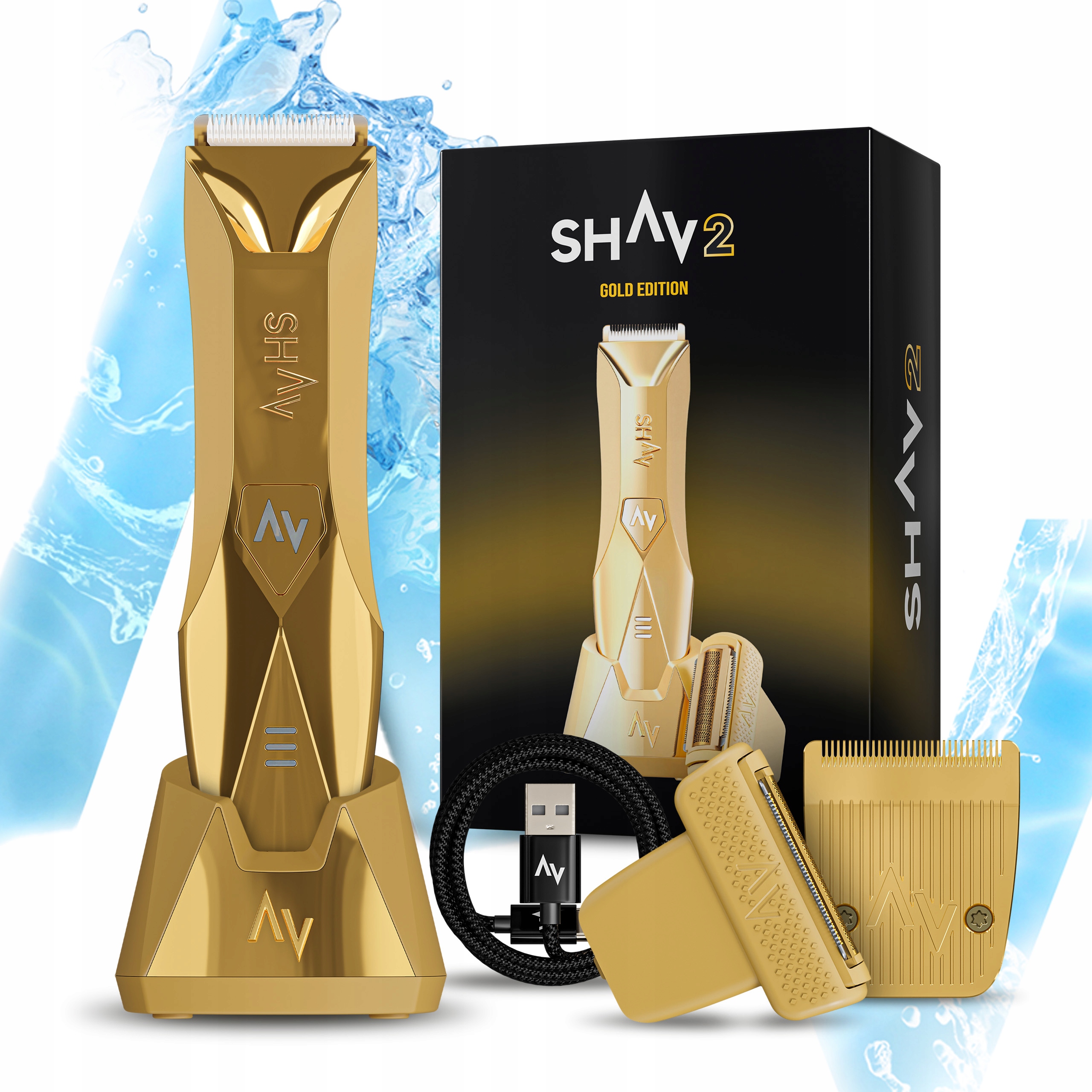 Elektryczna maszynka do golenia Shav 2 maszynka do golenia brody i ciała