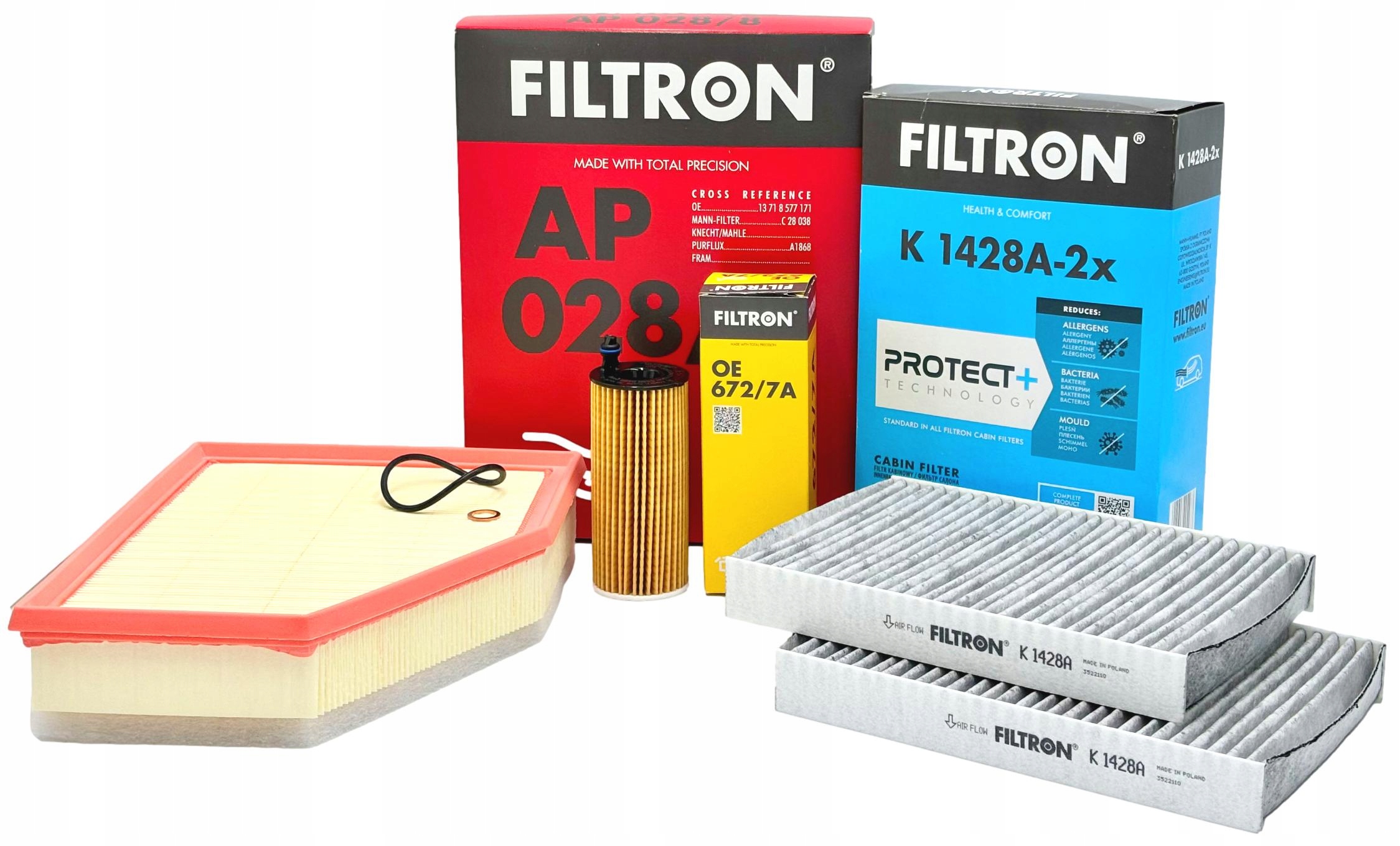 Filtron Sada filtrů Bmw 5 G30 G31 16-24 2.0d 520d 190 koní B47