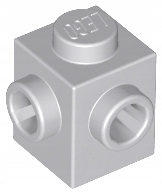 

Lego 26604 klocek 1x1 wypustki j. szary 10 szt N