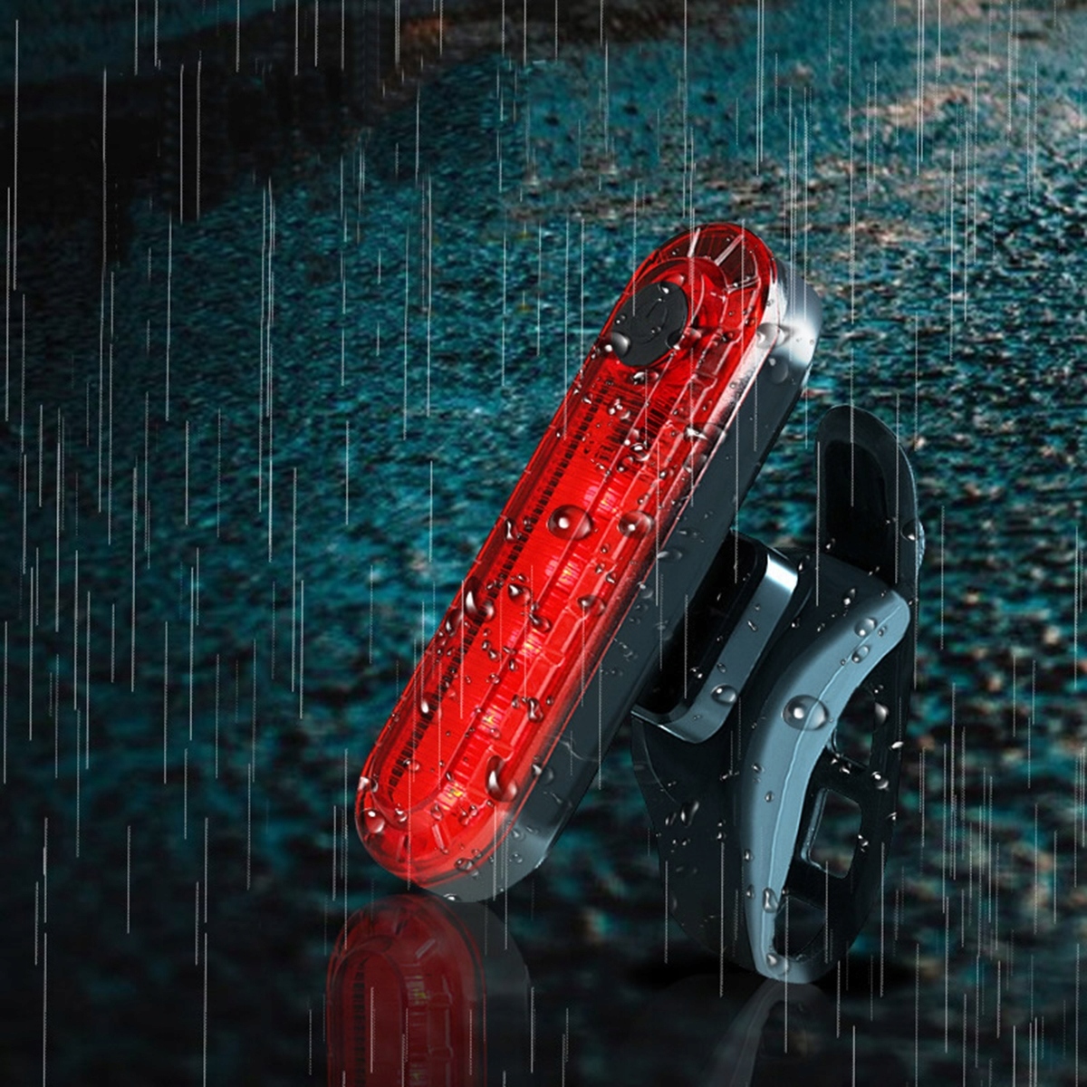 LAMPKA ROWEROWA TYLNA LED LAMPKI ROWEROWE USB OŚWIETLENIE AKUMULATOROWA Liczba trybów świecenia 4