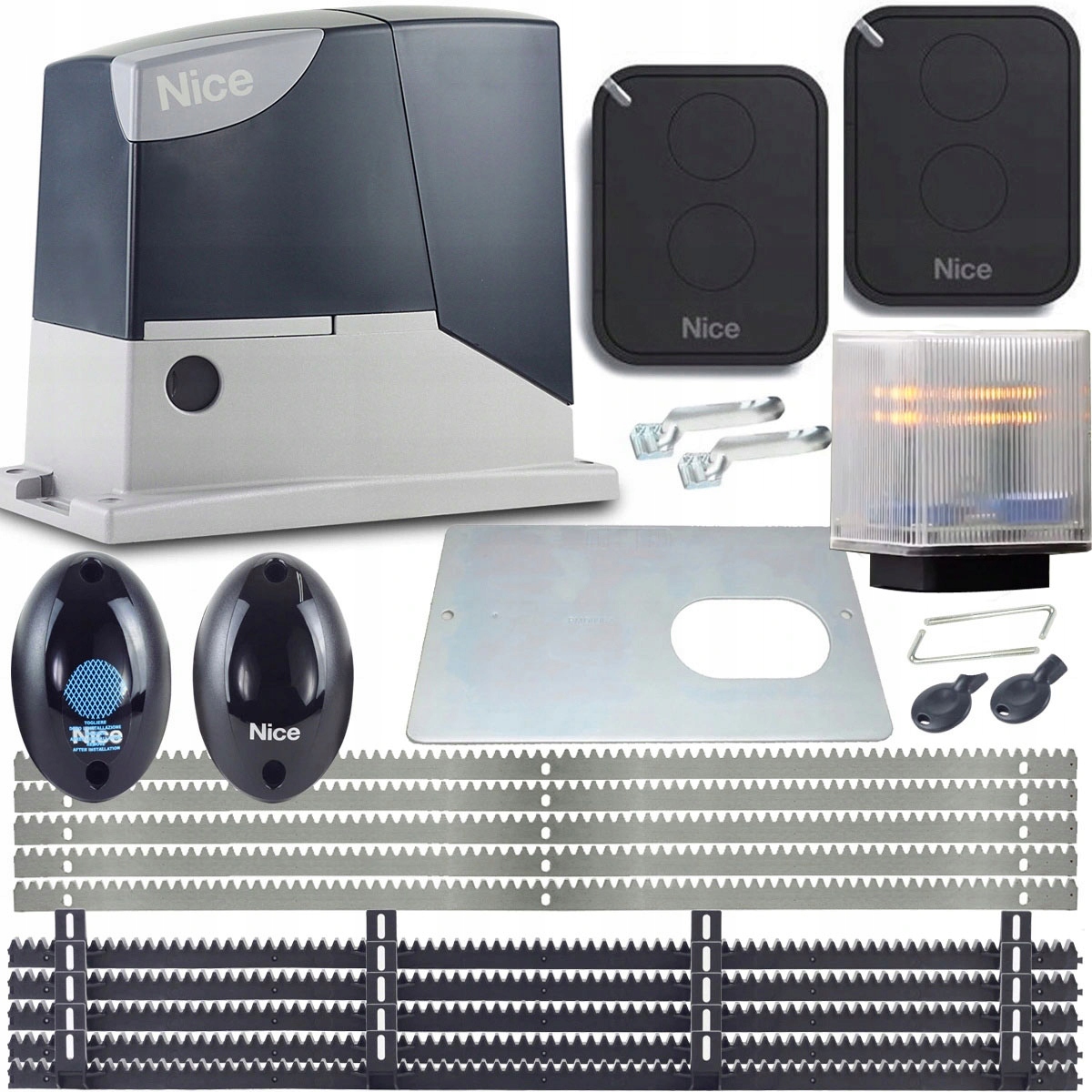 

Zestaw Do Bram Nice Road 400 5m Listwy Lampa