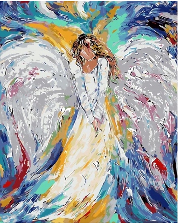 Obraz Na Malování Podle Čísel- Anděl 40*50cm