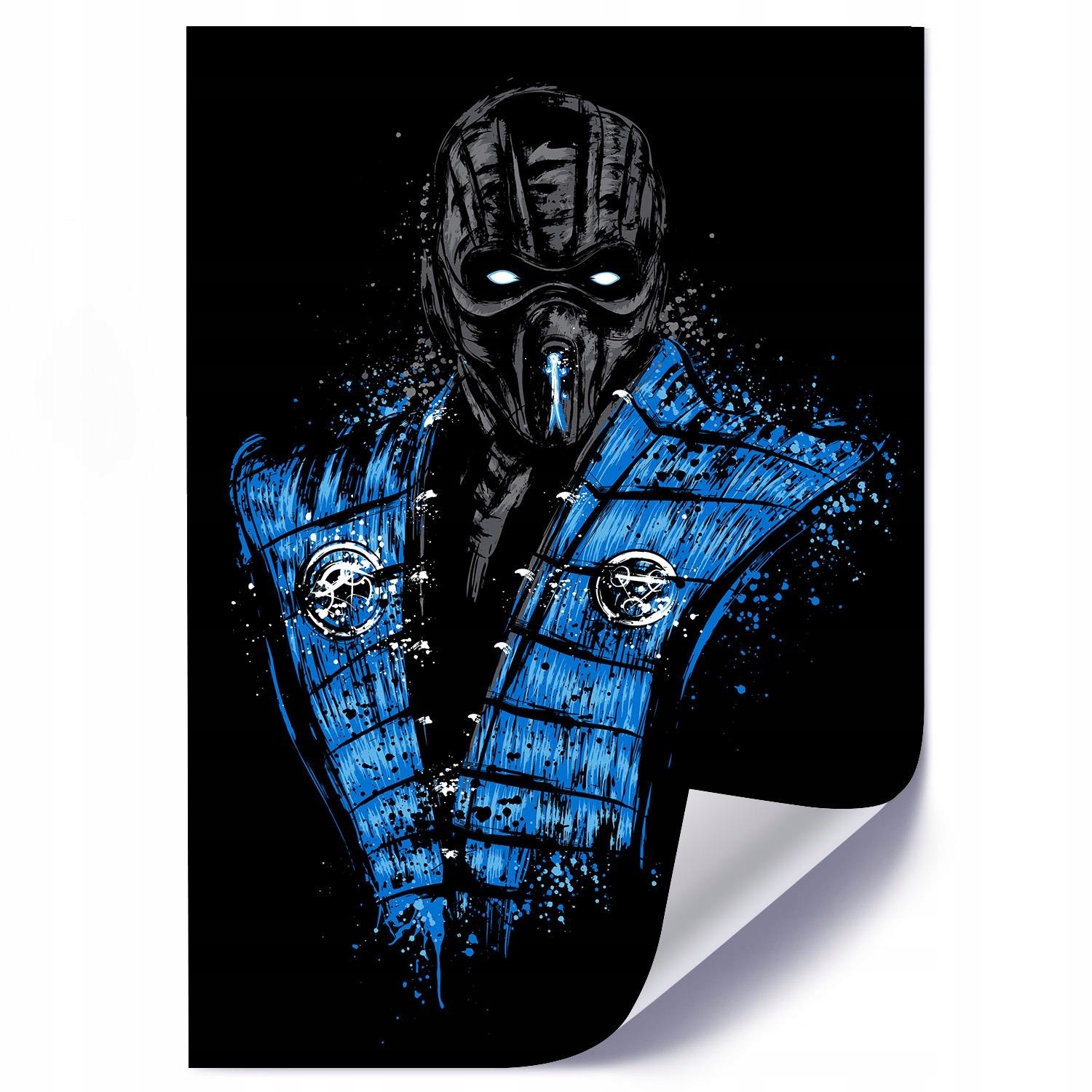 

Nowoczesny Plakat Na Ścianę Wojownik Ninja 40x60
