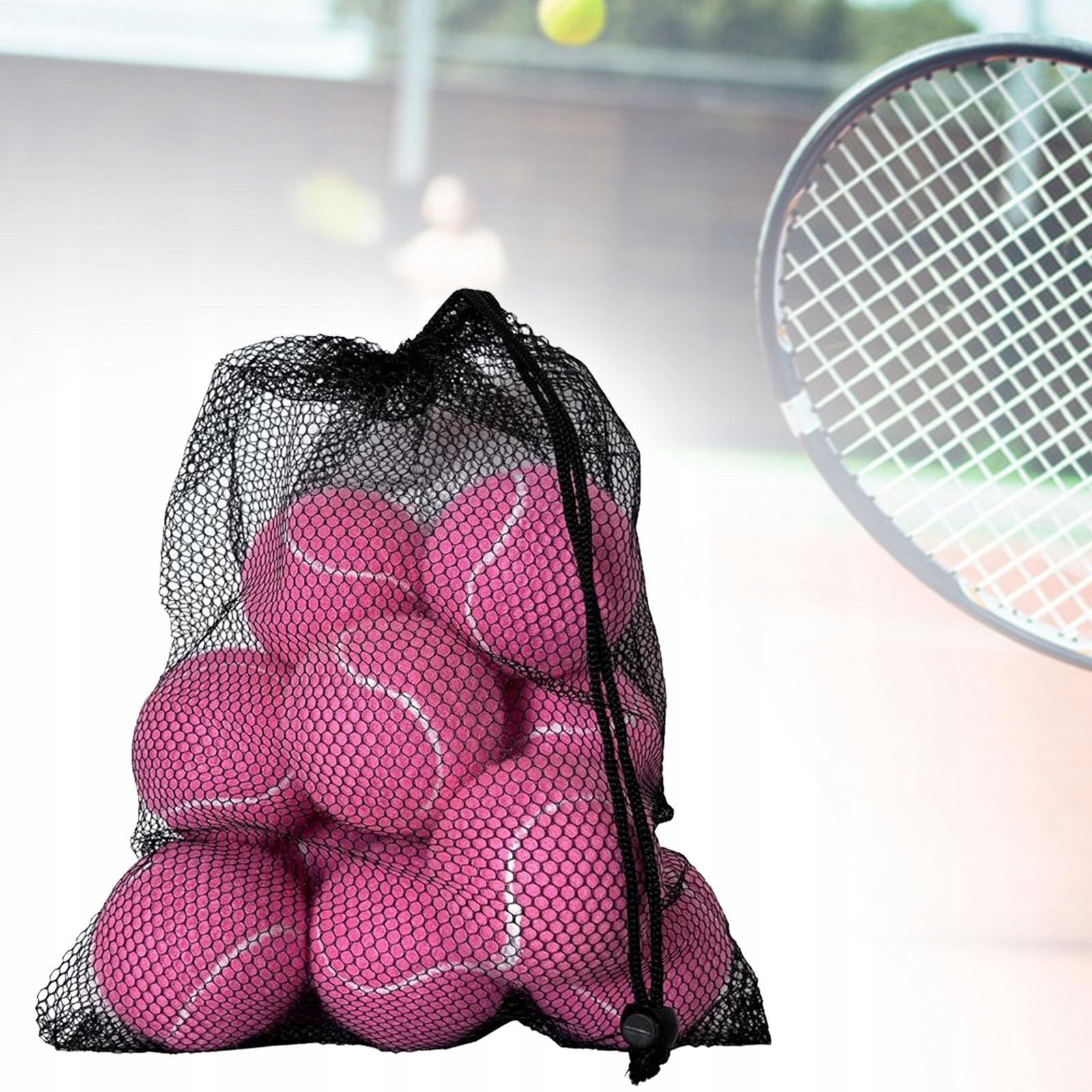 12 Тенісних М’ячів Outdoor Racquet Рожеві Тенісні М’ячі Для Любителів Тенісу