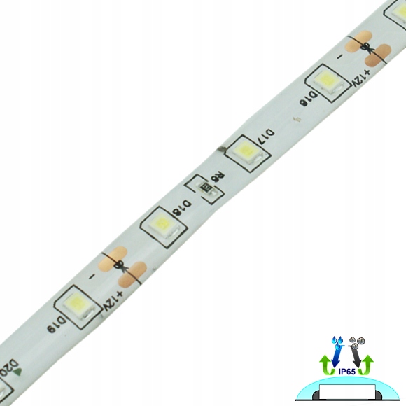 Taśma LED 300 2835 4.8W Biała Ciepła 5m IP63 Marka Led Studio