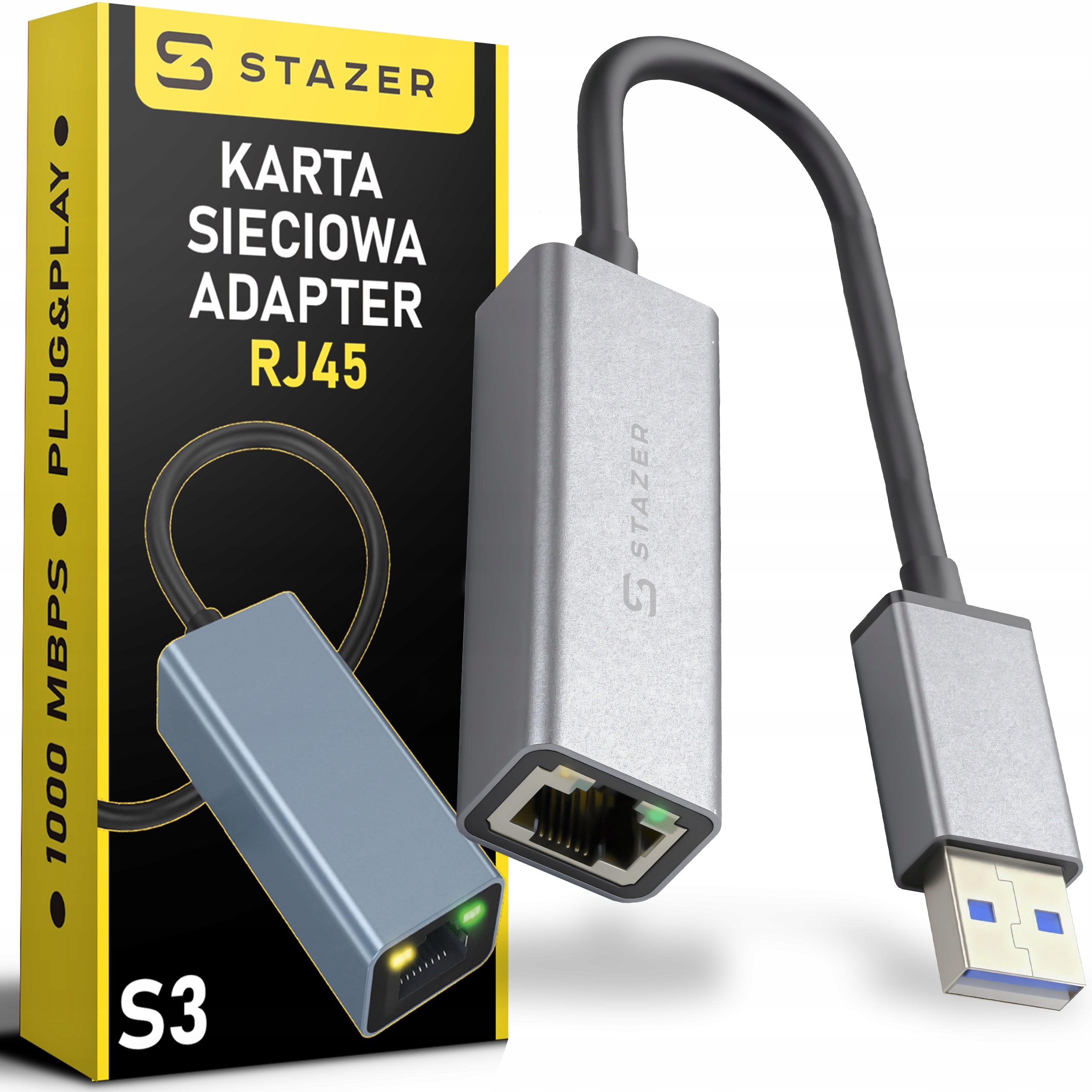 Karta sieciowa Stazer Ethernet (RJ-45) 1000 Mb/s