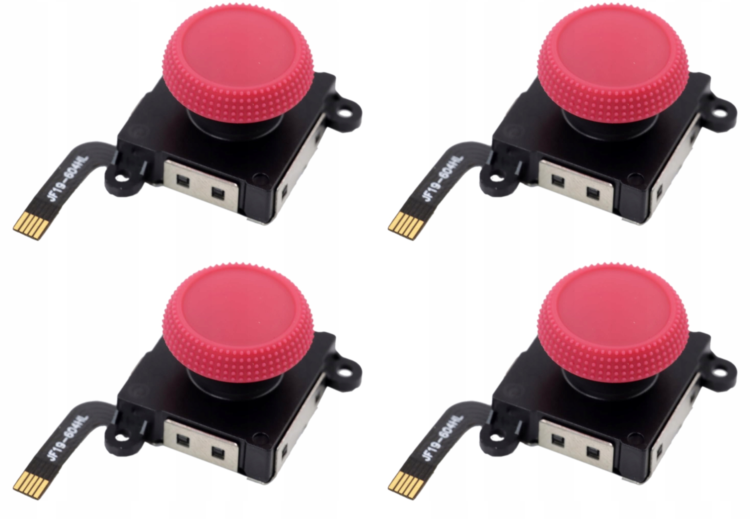 4X Czerwony Analog Gałka Joy-con Efekt Halla Do Nintendo Switch Lite Oled
