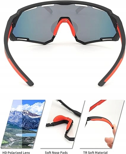 ROCKBROS Okulary Rowerowe Sportowe 2 w 1 Kod producenta 14210004001