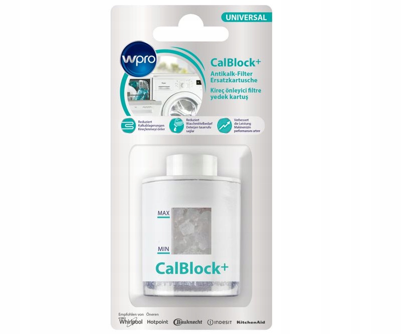 

Filtr CAL600 zmiękczający wodę do pralki Wpro