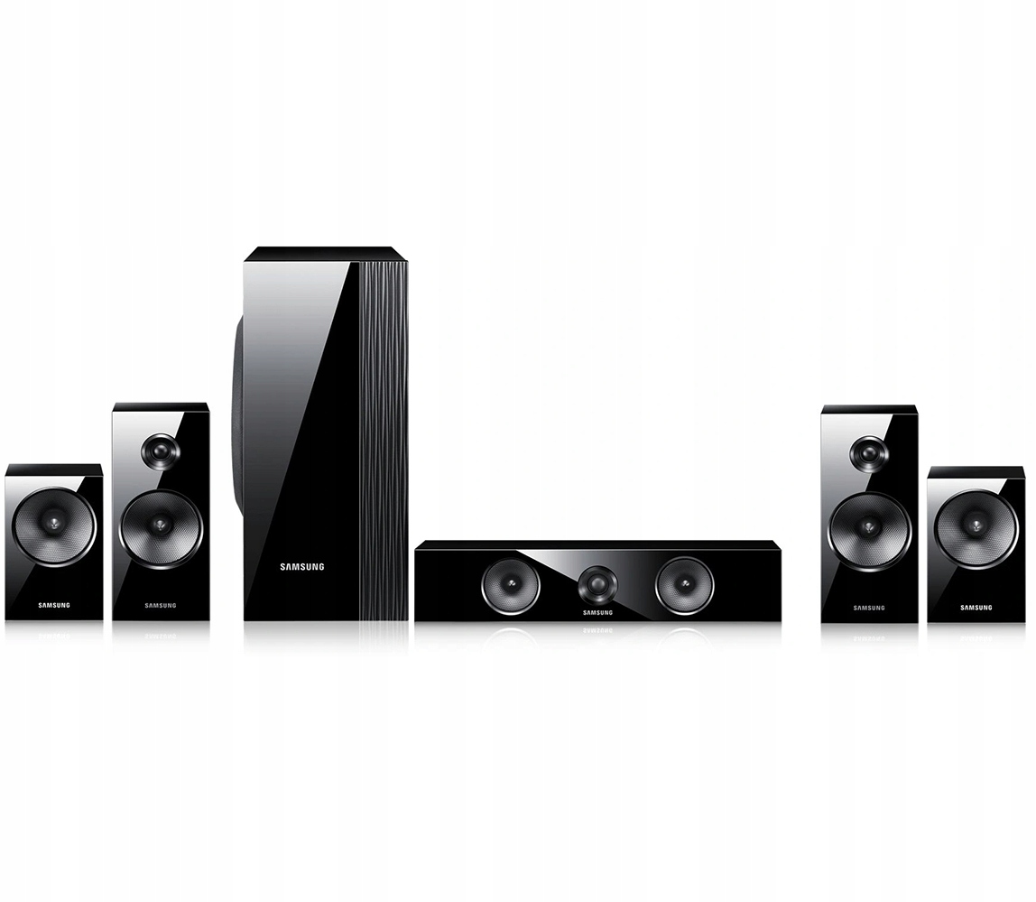 KINO DOMOWE SAMSUNG HT-E5500 5.1 1000W BLU-RAY DVD CD USB FM BLUETOOTH WiFi Model 0008054572764