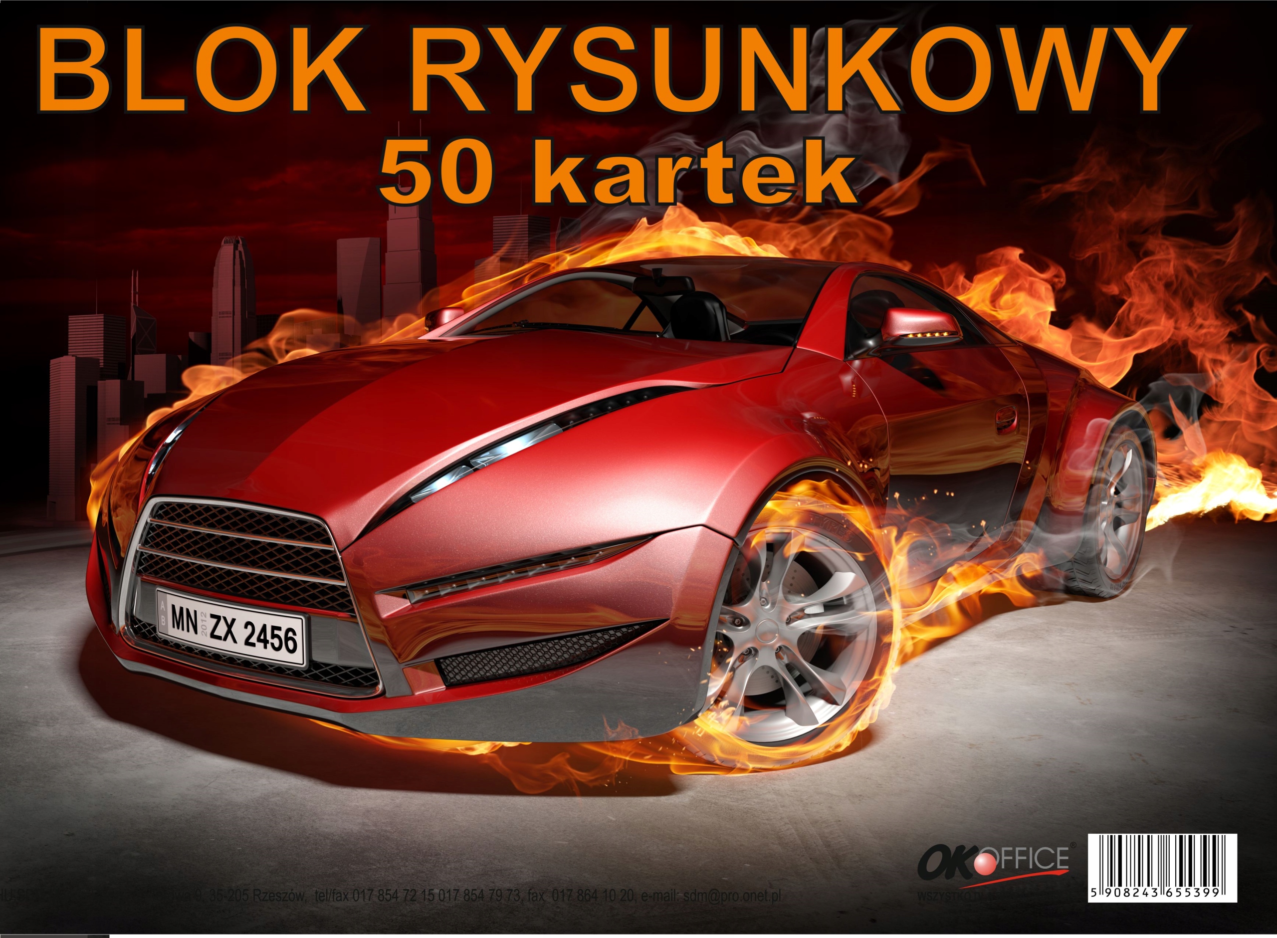 Blok Rysunkowy A4 50 kartek Biały