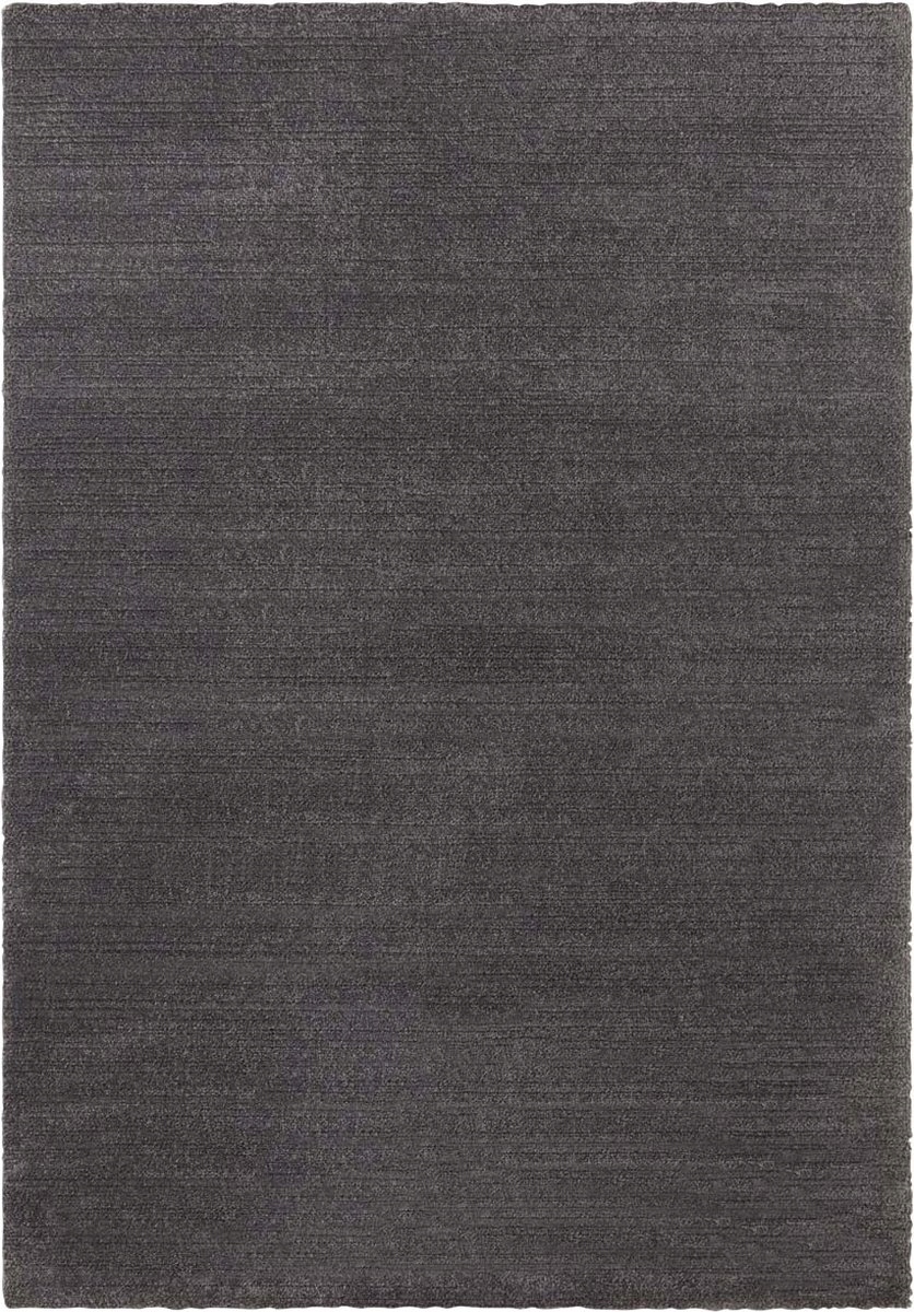 Grafitový plyšový koberec do obývačky Elle Decor 120 x 170 cm