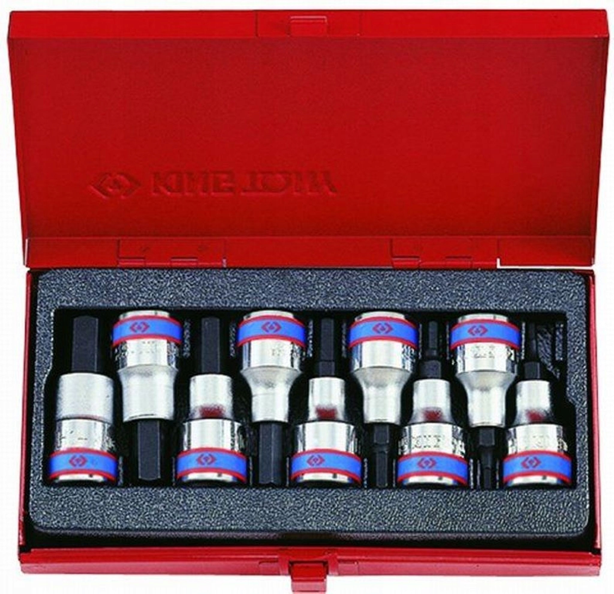 Sada Nástavcov 1/2" Hex 9ELEM.3-14MM King Tony