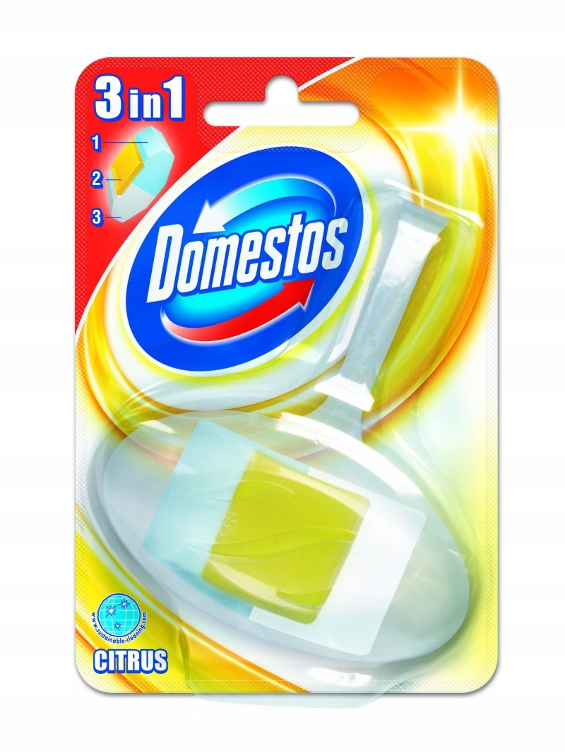 

Kostka toaletowa Domestos Cytrus w koszyku 40g