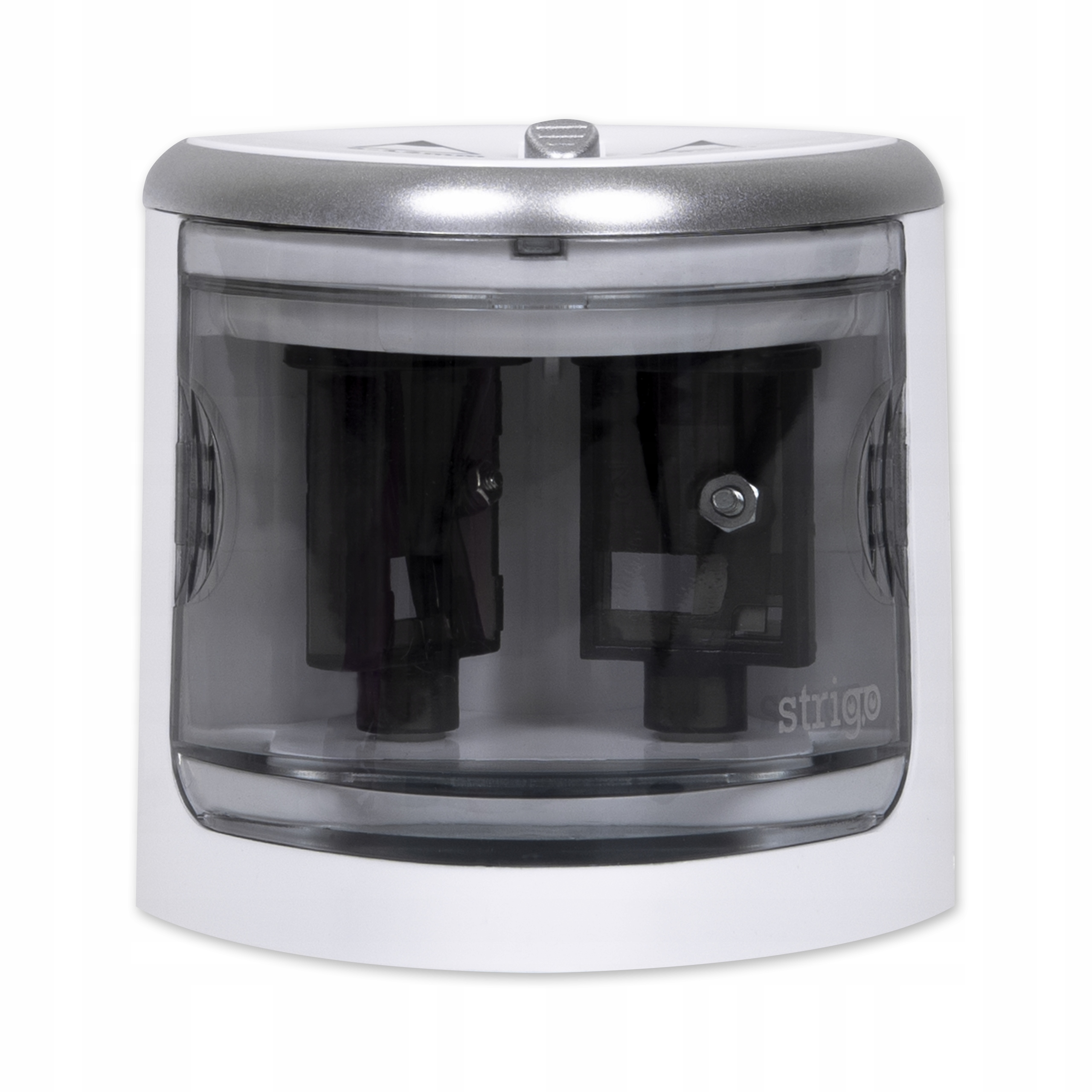 Temperówka elektryczna STRIGO podwójna pojemnik CZ