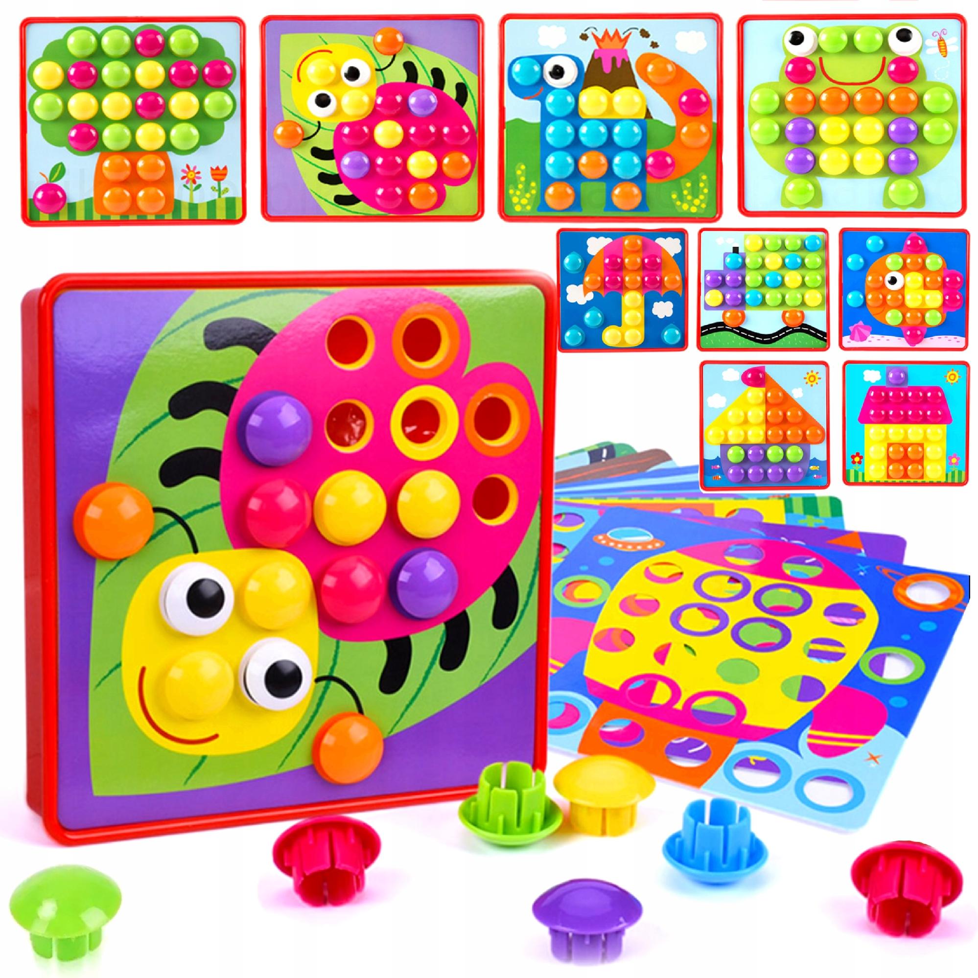 

Montessori Edukacyjna Kreatywna Mozaika Układanka