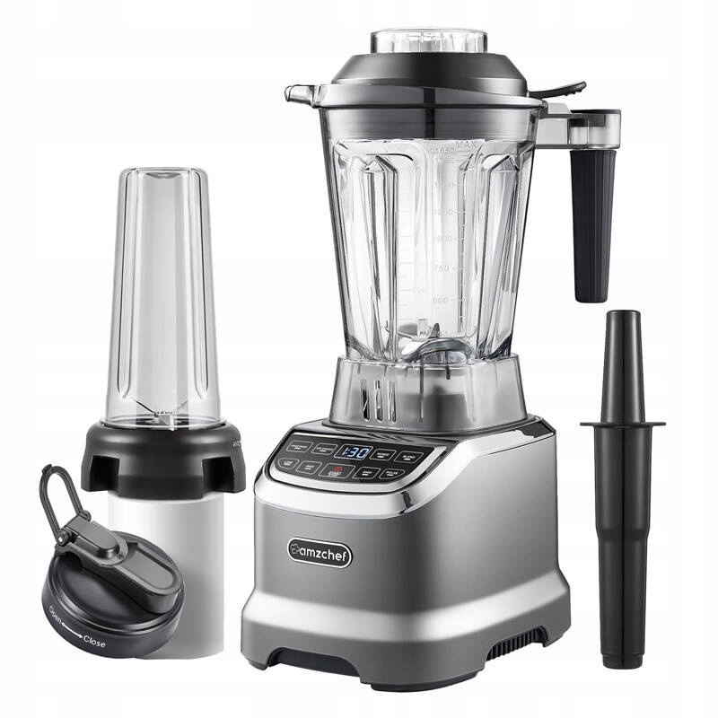 Blender kielichowy Amzchef ZM5003 Ga 1800W 1.85l szary