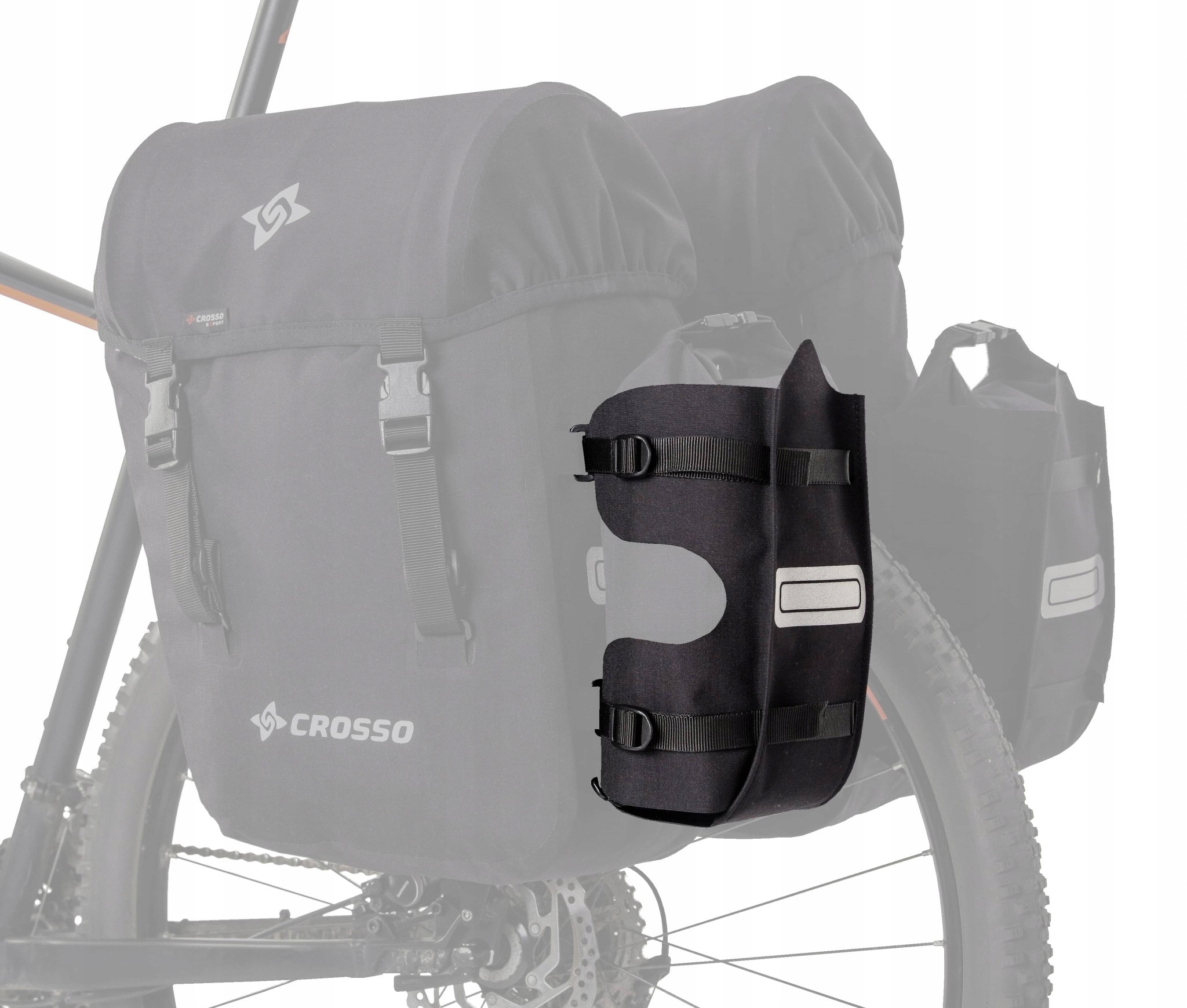 Sakwy Crosso Twist X60 / System Crosso - Czarny kolor EAN (GTIN) 5901619644287