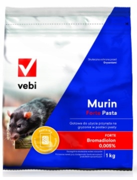 

Murin Forte Pasta 1kg trutka na szczury