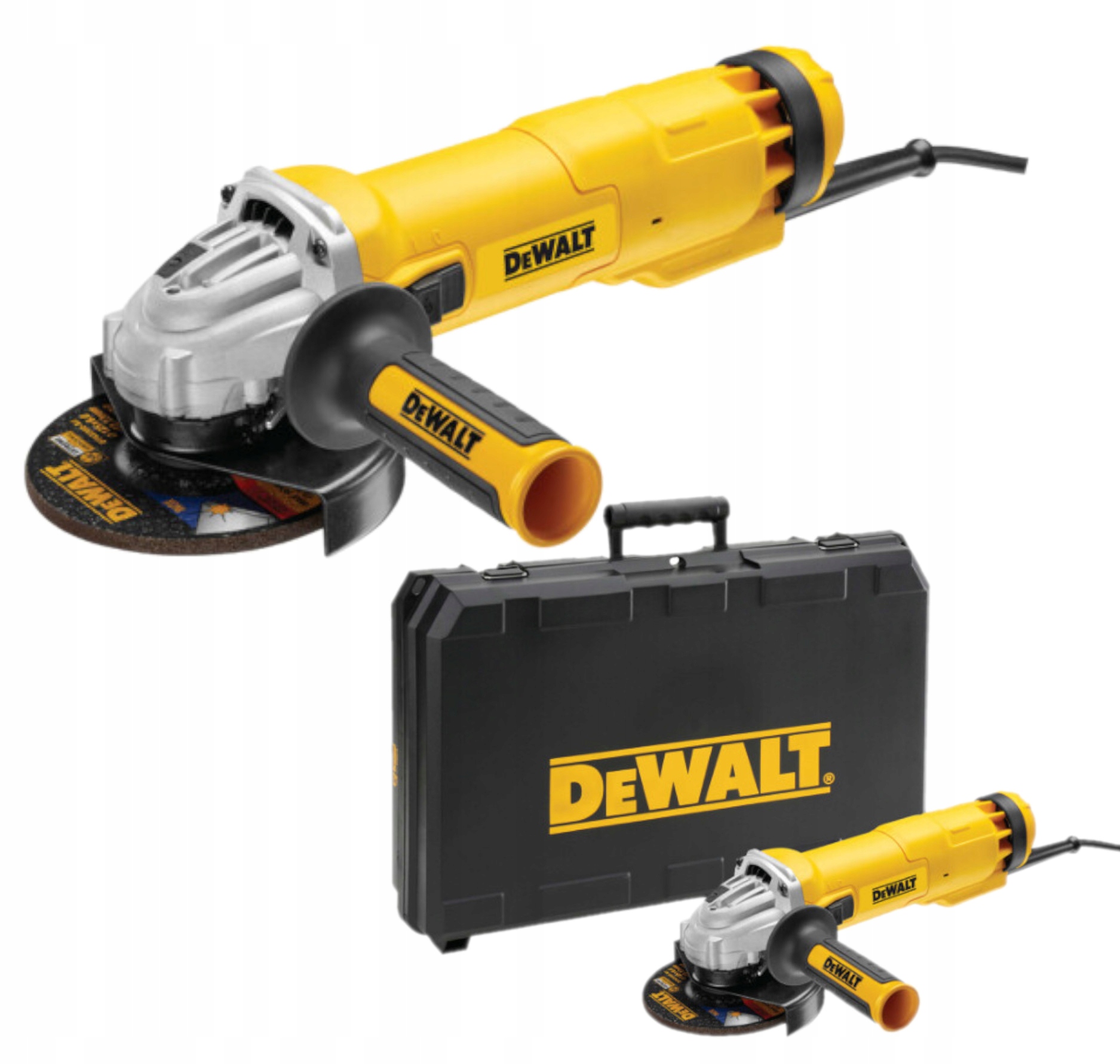 DeWALT Szlifierka sieciowa kątowa 125mm 1200W kufer DWE4217KD