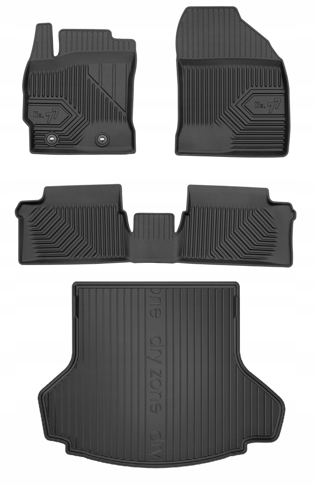 Set 77 Koberce a rohože Toyota Auris 2 Kombi 2012-2018