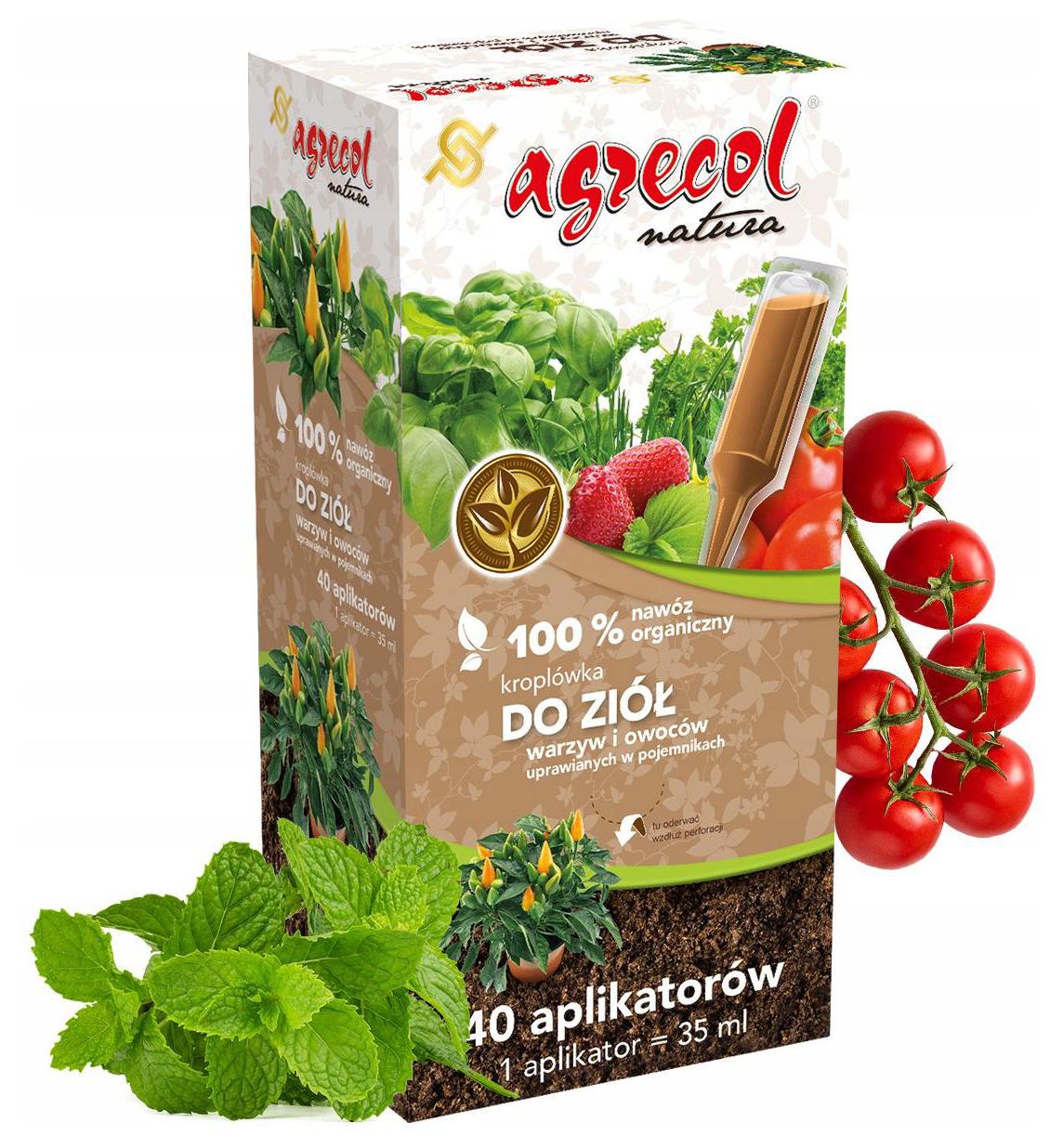 Agrecol Organický Kondicionér Na Rajčata A Zeleniny Ovoce Aplikátor 40x35ML