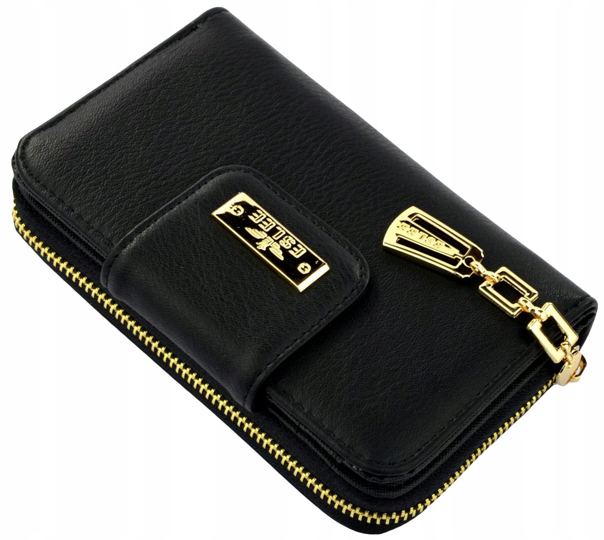 

Portfel Damski Podwójny Na Zamek