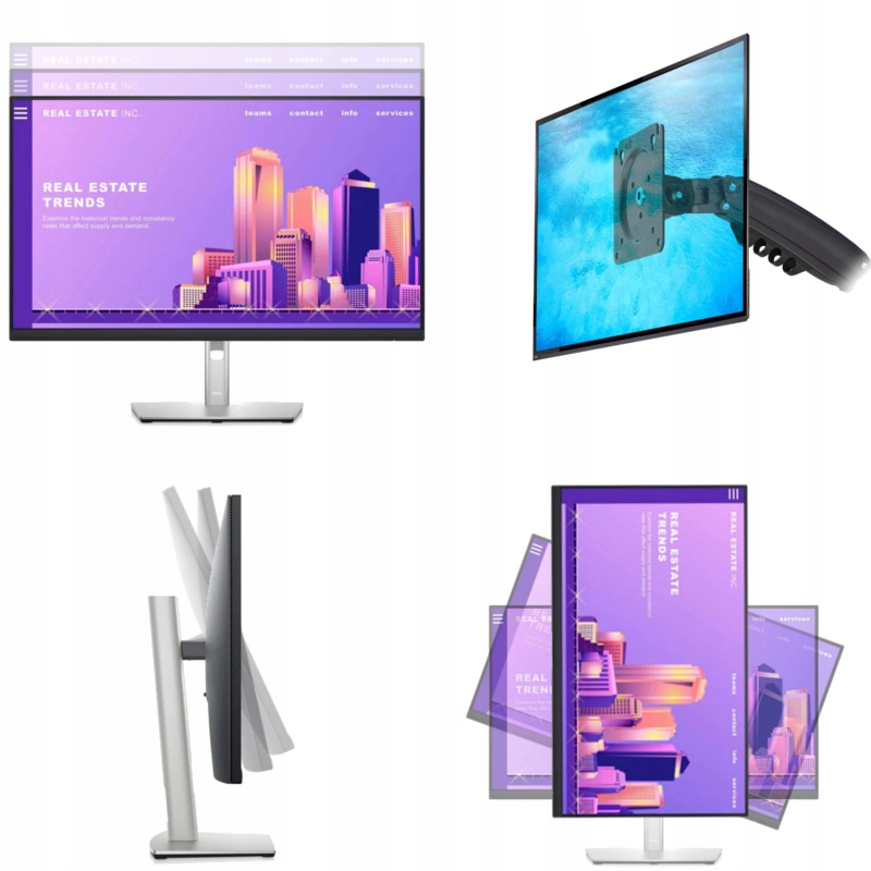 Dell 7450 All in One Core i3 23,8" FullHD 4/960SSD AIO windows 11Pro kamera Wielkość pamięci RAM 4 GB