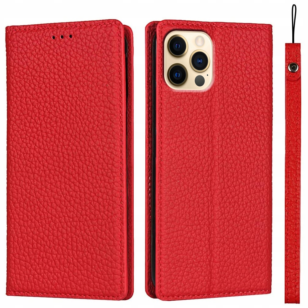 Kožené pouzdro pro iPhone 13 Pro, Erbord Grain Leather kožené pouzdro