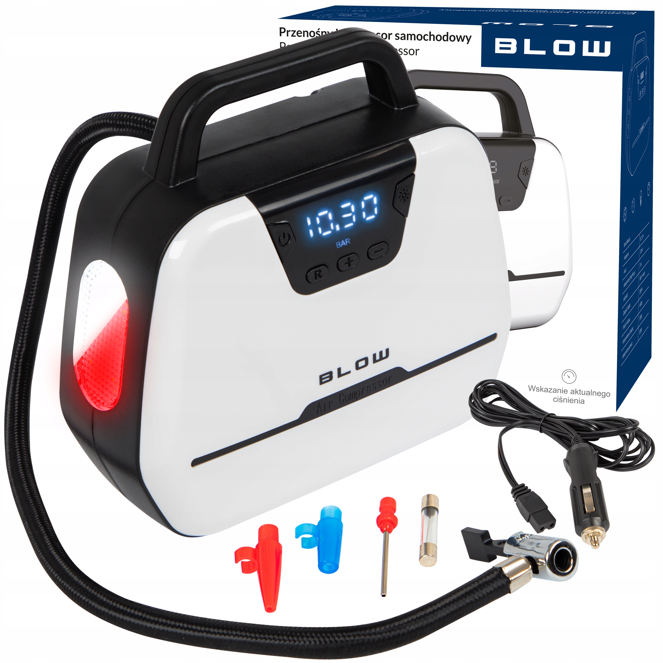 Auto Kompresor Pumpička Elektrická Přenosná 12V Na Kolo I Do Auta
