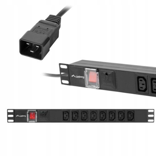 Listwa zasilająca Lanberg 2m 8 gniazd