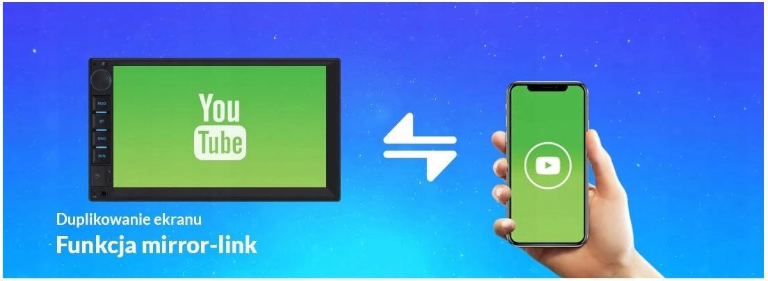 RADIO 2DIN EKRAN 7 ANDROID NAV GPS USB WiFi KAMERA Przekątna ekranu (cale) 7