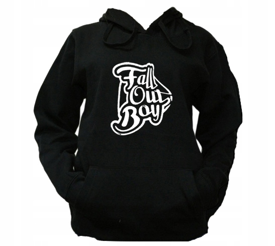 

M Bluza Kaptur Męska Fall Out Boy Punk Fob Wzór