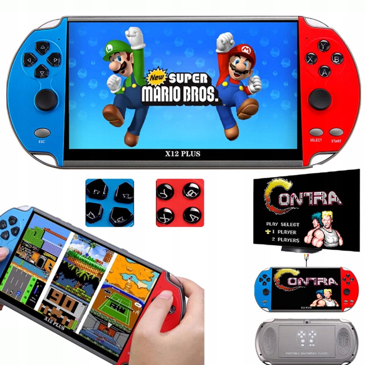 Przenośna Konsola Retro 16 Gb Pamięci Bateria 2500MAH