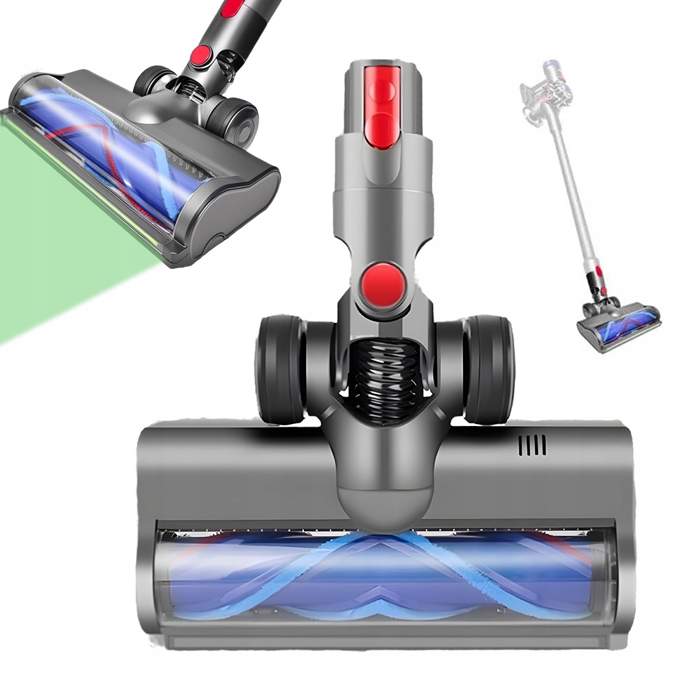 Koberec Rotační Podlahový Kartáč S Led Pro Vysavač Dyson V7 V8 V10 V11