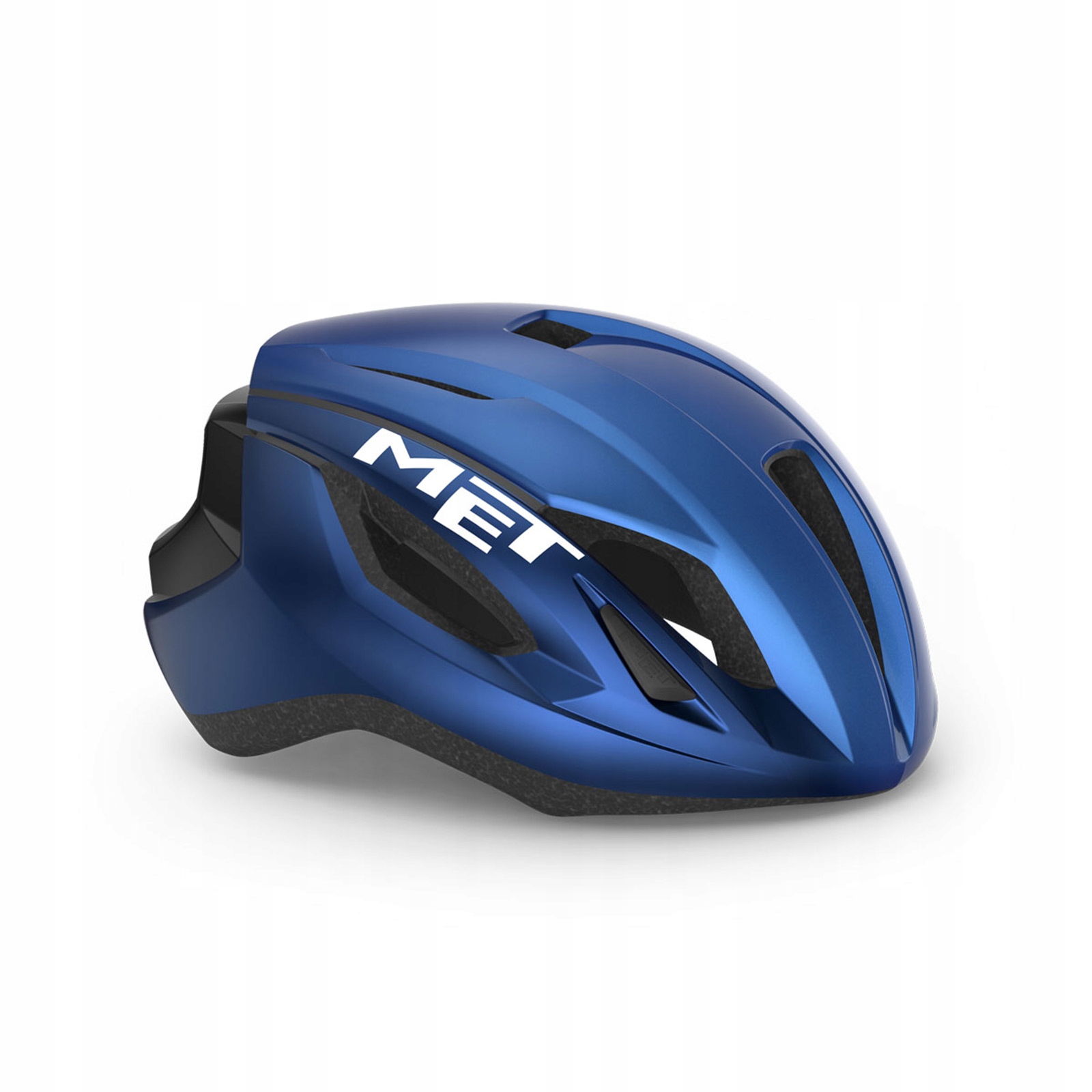 Cyklistická přilba Met Strale L 59-62 cm, modrá, silniční, In-Mould