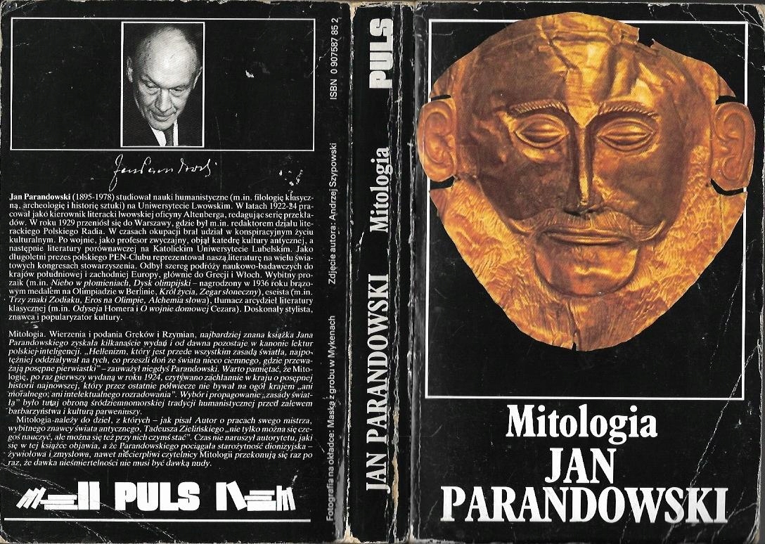 Mitologia Greków i Rzymian - Jan Parandowski ISBN 9780907587859