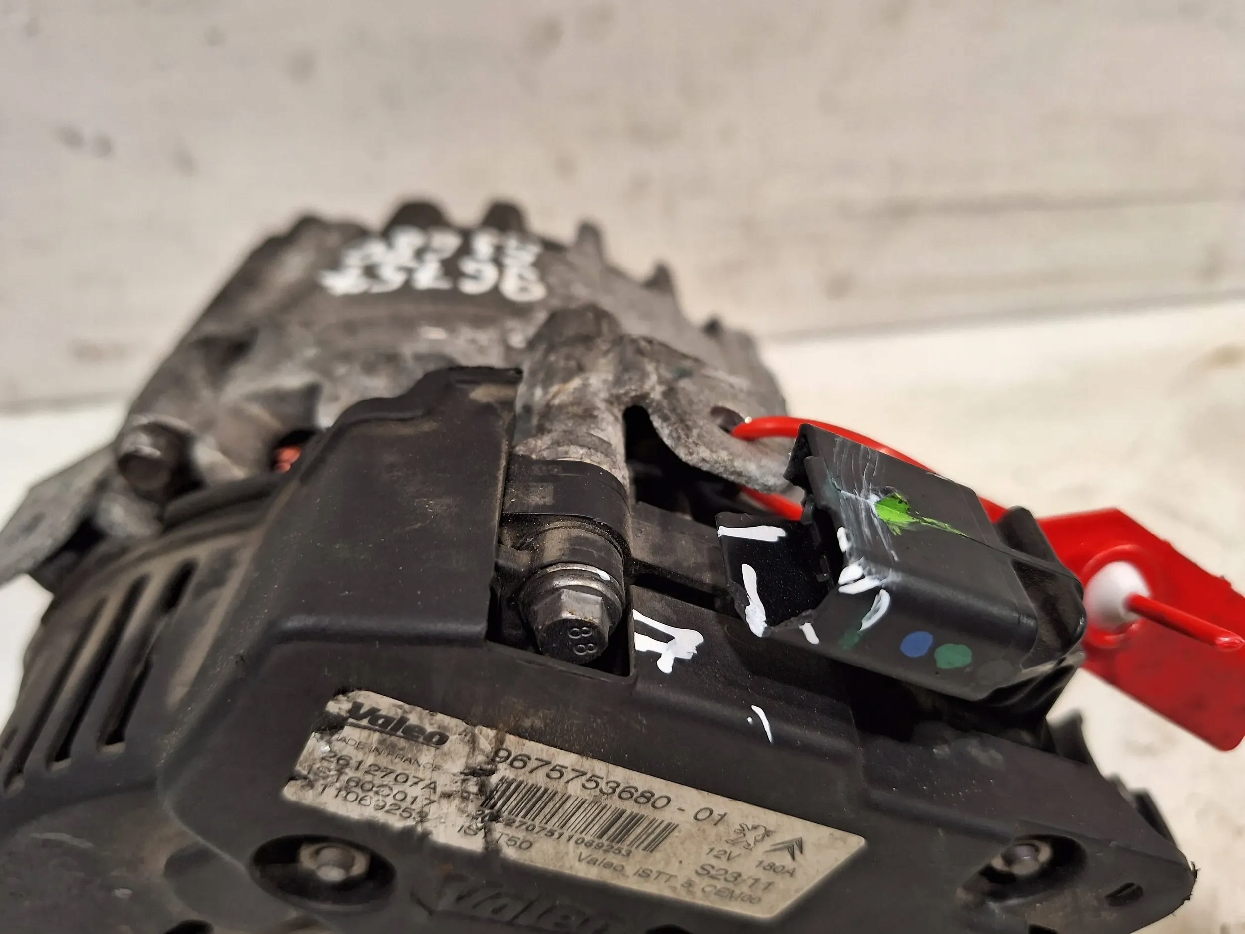 Alternator Start Stop 9675753680 Peugeot 208 1.6 EHDi Numer katalogowy części 9675753680