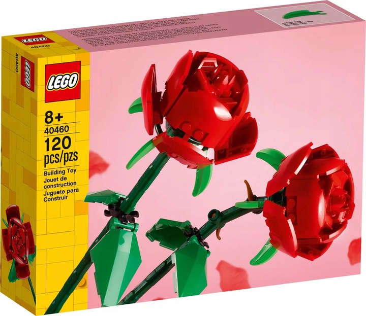 LEGO Classic RÓŻE KWIATY 40460 KLOCKI RÓŻA KWIATEK PREZENT NA WALENTYNKI Marka LEGO