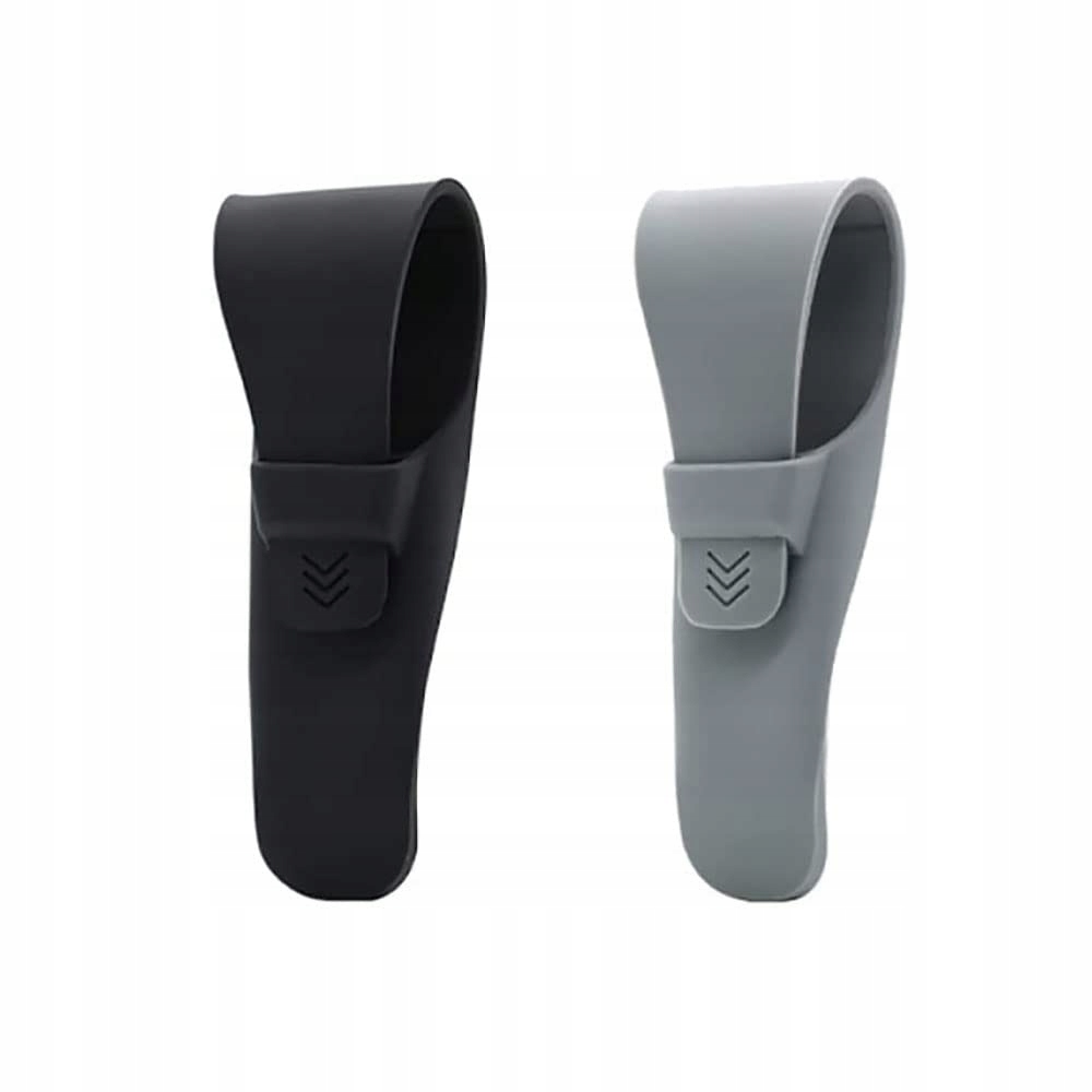 Sada 2 Pouzdro na holicí strojky, černá a šedá, silikonové