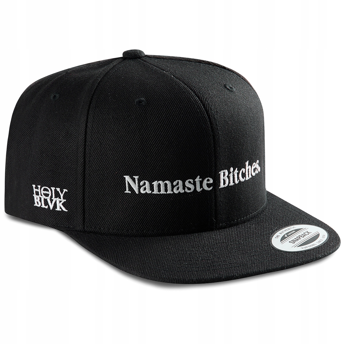 kšiltovka Holy Blvk Namaste Bitches Snapback Yoga Haft 2D