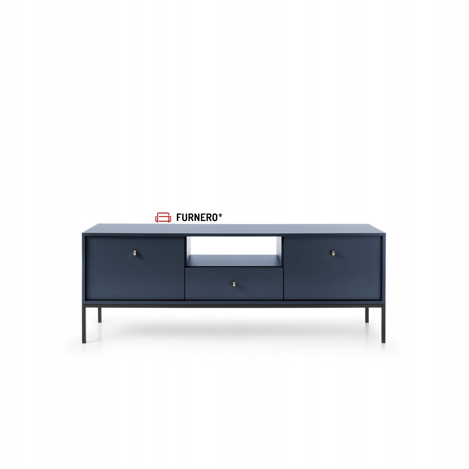 Szafka RTV na nóżkach MONO MRTV154 Granatowa