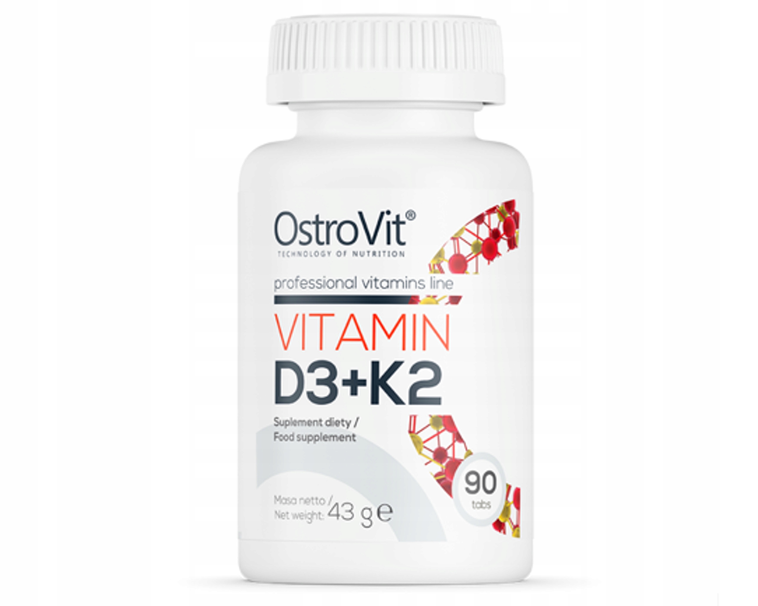 OSTROVIT VITAMIN D3 4000IU + K2 100 tab. K2MK-7