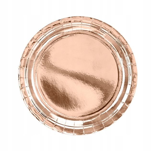 

Talerzyki Rose Gold Różowe Złoto 6 sztuk