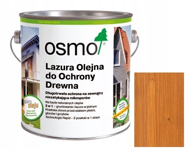 Osmo 728 2,5L Lazúra na fasády Cédr Wawa