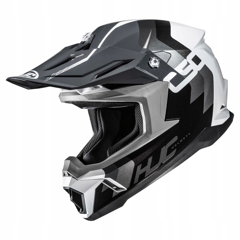 Motocyklová Prilba Hjc C50 Primal Grey Black XXL